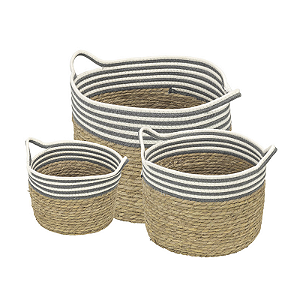 Kit Cestos IEB 0146 com fibra natural
