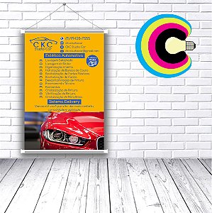 01 Banner Brilho 80 x 1,20 mts