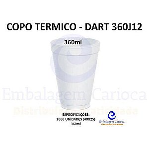 COPO TERMICO 360ML 40X25 DART 360J12