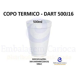 COPO TERMICO 500ML 20X25 DART 500J16