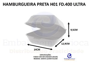 HAMBURGUEIRA BRANCA H01 FD.400 ULTRA 14X12,9X4,8