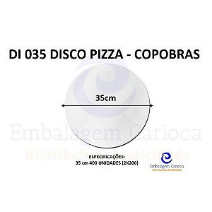 DI 035 DISCO PIZZA 35CM FD.2X200 COPOBRAS