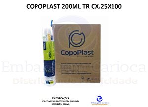 COPOPLAST 200ML TR CX.25X100