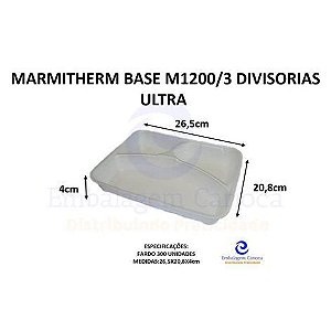 MARMITHERM BASE 3D M1200/3 DIVISORIAS C/300 ULTRA 26,5X20,8X4,0