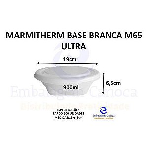 MARMITHERM BASE BRANCA M65 FD.600 ULTRA 19X6,5 900ML