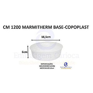 CM 1200 MARMITHERM BASE REDONDA FD.2X50 COPOPLAST 18,8X6