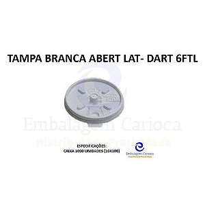 TAMPA BRANCA ABERT LAT. 10X100 DART 6FTL