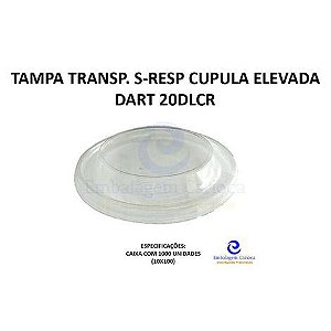 TAMPA TRANSP. S/RESP  CUPULA ELEVADA 10X100 DART 20DLCR