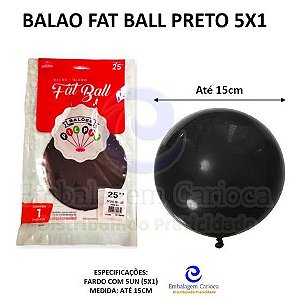 BALAO FAT BALL PRETO 5X1