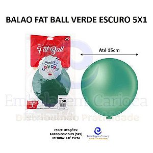 BALAO FAT BALL VERDE ESCURO 5X1