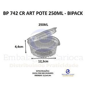 BP 742 CR ART POTE 250ML CX.200 BIPACK