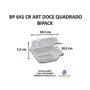 BP 641 CR ART DOCE QUADRADO CX.300 BIPACK