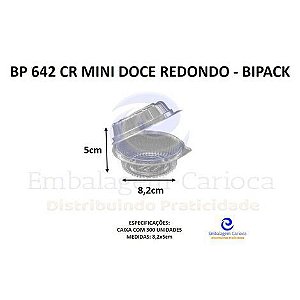 BP 642 CR MINI DOCE REDONDO CX.300 BIPACK