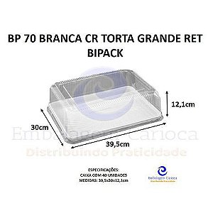BP 70 BRANCA CR TORTA GRANDE RET CX.40 BIPACK