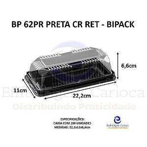 BP 62PR PRETA CR RET CX.100 BIPACK