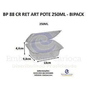 BP 88 CR RET ART POTE 250ML CX.200 BIPACK