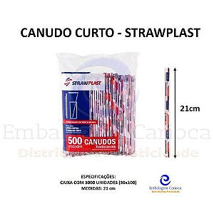 CANUDO CURTO 30X100 21CM STRAWPLAST 225