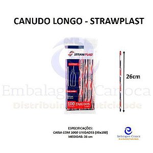 CANUDO LONGO 30X100 26CM STRAWPLAST 316