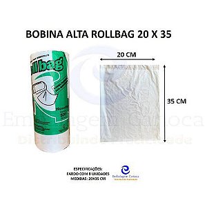 BOBINA ALTA 20X35 FD 8X500 ROLLBAG