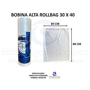 BOBINA ALTA 30X40 FD 8X500 ROLLBAG