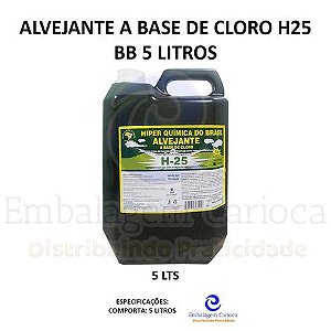 ALVEJANTE A BASE DE CLORO H25 BB 5 LITROS