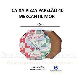 CAIXA PIZZA PAPELAO 40 C/25