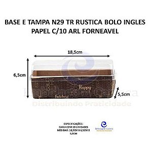 BASE E TAMPA N29 TR RUSTICA BOLO INGLES PAPEL C/10 ARL FORNEAVEL