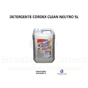 DETERGENTE CORDEX CLEAN NEUTRO 5L