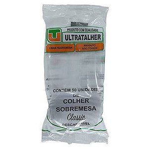 COLHER SOBREMESA BRANCA 20X50 ULTRA