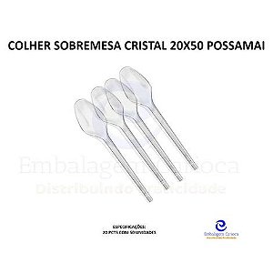COLHER SOBREMESA (FEST) CRISTAL 20X50 POSSAMAI