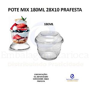 POTE MIX 180ML 28X10 PRAFESTA