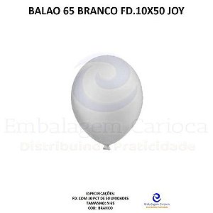 BALAO 65 BRANCO FD.10X50 JOY