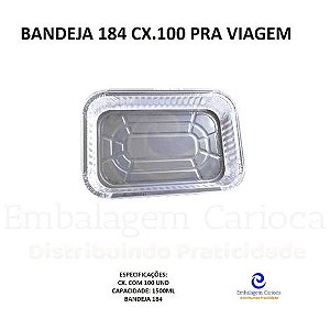 BANDEJA 184 CX.100 PRA VIAGEM