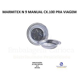 MARMITEX N 9 MANUAL CX.100 PRA VIAGEM
