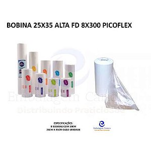 BOBINA 25X35 ALTA FD 8X300 PICOFLEX
