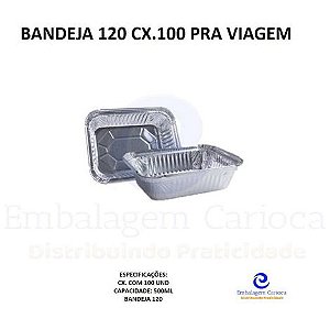 BANDEJA 120 CX.100 PRA VIAGEM