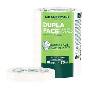 2604 - FITA DUPLA FACE - 18MM X 30M - SULAMERICANA-CX48