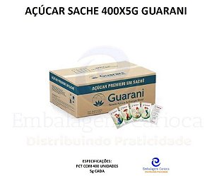ACUCAR SACHE 400X5G GUARANI