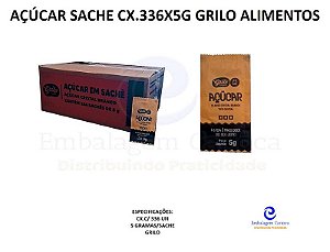 ACUCAR SACHE CX.336X5G GRILO ALIMENTOS