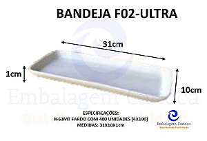 BANDEJA F02 ROCAMBOLE C/400 ULTRA H-63MT 31X10X1,0