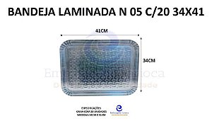 BANDEJA LAMINADA N 05 C/20 34X41,5