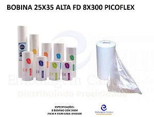 BOBINA 25X35 ALTA FD 8X300 (SAN MARINO) PICOFLEX
