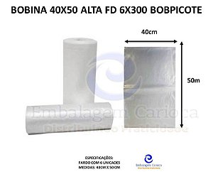 BOBINA 40X50 ALTA FD 6X300 BOBPICOTE