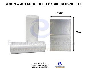 BOBINA 40X60 ALTA FD 6X300 BOBPICOTE
