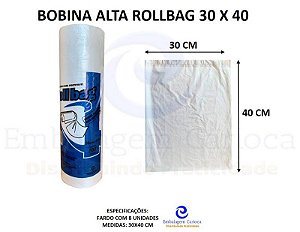 BOBINA ALTA 30X40 FD 8X500 ROLLBAG