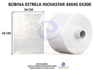 BOBINA ESTRELA INOVASTAR 34X45 6X300