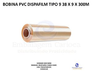 BOBINA PVC DISPAFILM TIPO 9 38 X 9 X 300M