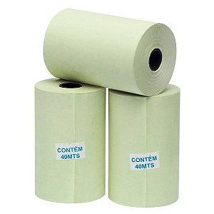 BOBINA TERMICA 79MM X 30MTS AMARELA CX.30