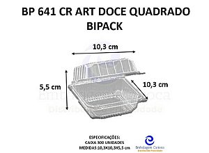 BP 641 CR ART DOCE QUADRADO CX.300 BIPACK