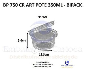 BP 750 CR ART POTE 350ML CX.200 BIPACK